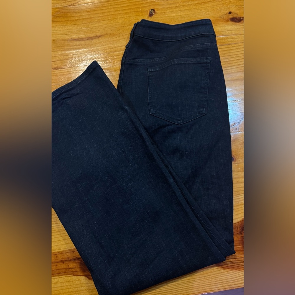 Chico's So Slimming Girlfriend Flare Jeans in Dark Indigo
